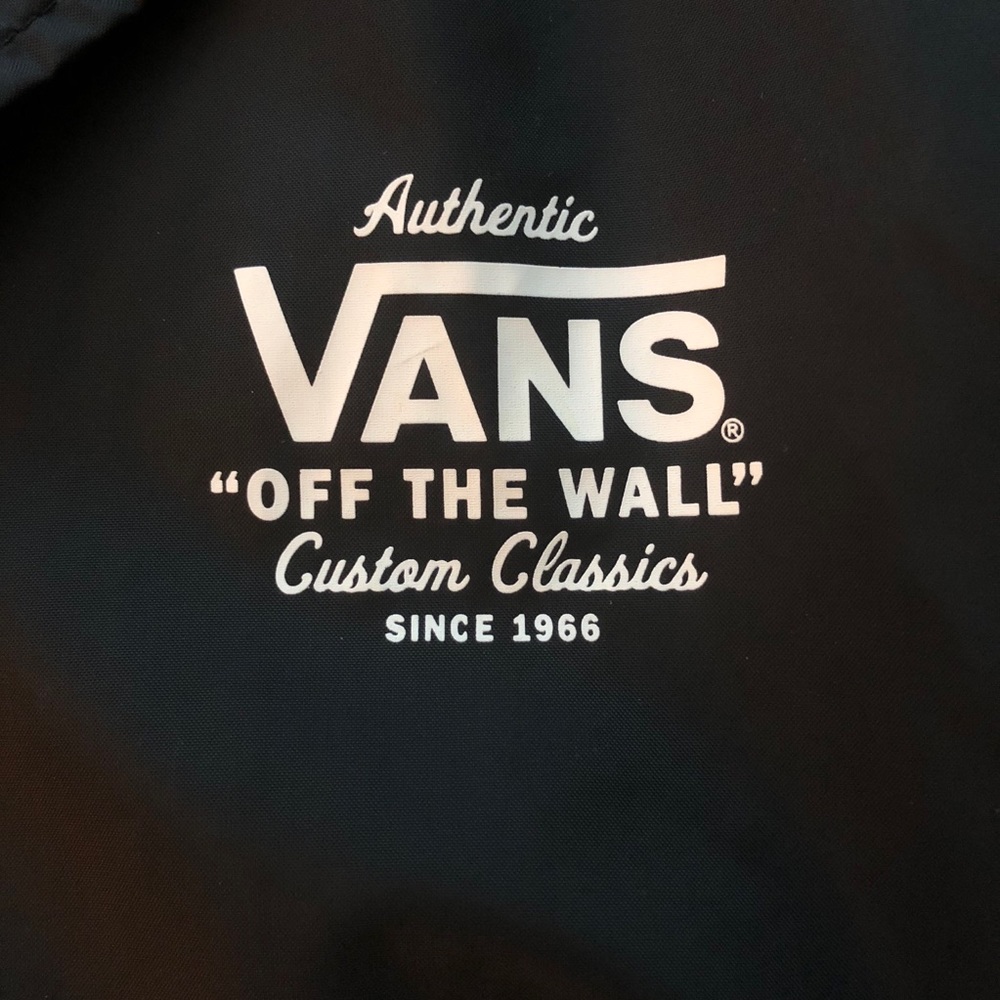 Vans Black Torrey Coach Jacket - Never Worn